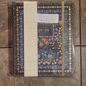 Rifle Paper Floral Weekly Planner with Gold Accents Brand New In Original Packag